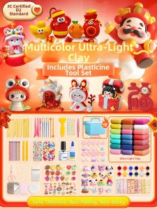 Toxic-free Eco-friendly 24 Color Clay 500g