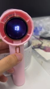 Mini Rechargeable Electric Fans 100-Speed Bladeless Turbo Ultra-quiet Hand Fan