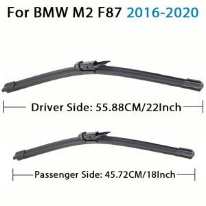 For BMW M2 F87 G87 2016-2024 Car Wiper Blade Front Wipers Fit Pinch Tab Arm Windscreen Auto Wiper Blades