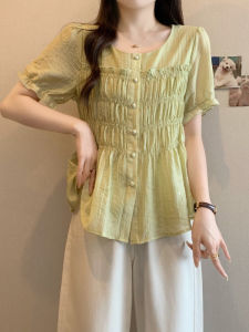AIYITI | Plus Size Fashion Breathable Summer New Chiffon Blouse