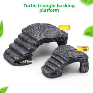 FEIZHUXIANSEN | Turtle Basking Platform Resin Artificial Stone Floating Platform