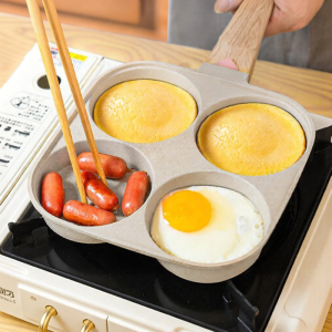 Stonemill Not Stick 4-Hole Frying Pan