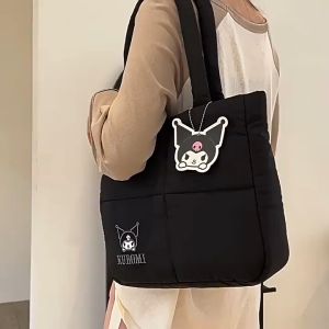 Tote Puffer Bag Kuromi Cinnamoroll Melody Hello Kitty / Tas Laptop / Tas Kuliah / Tas Bahu