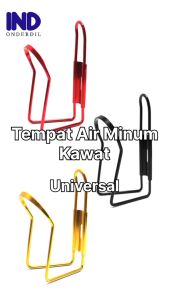 Dudukan-Bracket-Breket-Braket-Brecket-Holder Tempat-Kawat Botol Air Minum Sepeda-Motor Universal