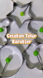CETAKAN TELUR TELOR KUE PUDING AGER LUCU MOTIF KARAKTER