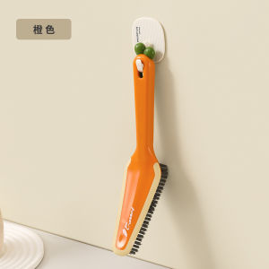 Bathroom Gap Cleaning Brush Long Handle Hard Bristle Multi-Function Toilet Wall Tile Wash Brush for Household Cleaning