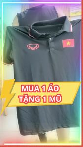 Áo Polo Đội tuyển Việt Nam Poly thái Nam đầy đủ màu sắc Áo Áo thi đấu đội tuyển Việt Nam đầy đủ màu Thời Trang OCN mua là có quà
