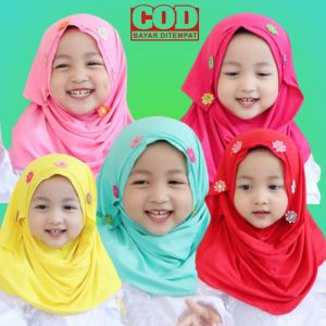 Kerudung Anak Pastan Melati Tabur: Desain Chic & Stylish