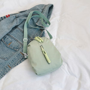 Chest Bag Women Summer Ins Japan fashion Fresh Casual Nylon Canvas Bag Mori look Cute Girl Shoulder Messenger Bag