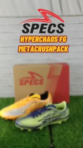 Sepatu Sepak Bola Specs HYPERCHAOS FG META CRUSH PACK Astral Aura Light Avocado White