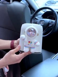 Hộp đựng rác treo ghế sau ô tô  treo cửa điều hòa xe hơi hình phi hành gia cao cấp - Thùng đựng rác trên xe ô tô