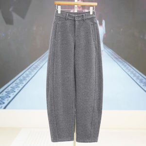 XIANGHOUMINCHU | Winter Casual Wide Leg Pants Banana Trousers