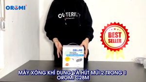 Máy Xông Hút Mũi Họng 2 Trong 1 Oromi C28M Công Suất Máy Lớn Độ Bền Cao Phù Hợp Dùng Cho Gia Đình