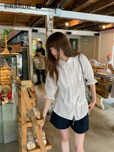 NIHAOKANONG | Áo Blouse Không Tay Voan Xếp Ly