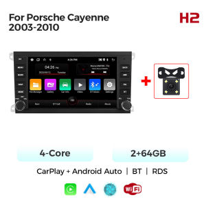 MEKEDE&NAVIFLY Intelligent Car audio radio system For Porsche Cayenne 955 957 9PA 2002 - 2010 Carplay Central Multimedia Player