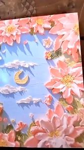 16K Oil Painting Notebook Spiral Hardcover 302 Page Coil Notebook College Big Thick Notebook School Office Supplies