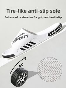 MONLEYTA | German Mens Slippers Large Size Anti-Slip No Odor Indoor Outdoor Wearable Sandals High End EVA Shoe Upper PVC Sole