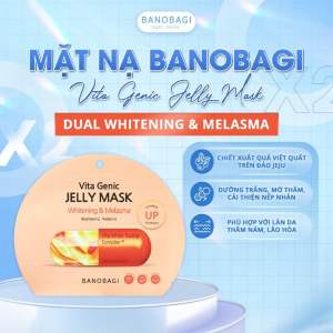 Mặt Nạ BANOBAGI Vita Genic Dual Whitening Giúp Dưỡng Trắng Da Cấp Ẩm Phục Hồi Làn Da 30ml