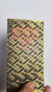 5pcs Sampul Duit Raya VIP ELEGANT 2025 - Money Packet VIP 2025 BLACK PATTERN rustic style design