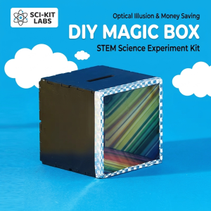 Magic Box Plane Mirror Imaging Principle STEM DIY Toy Creative Educational Teaching Aids for Kids Science Learning Birthday Gift