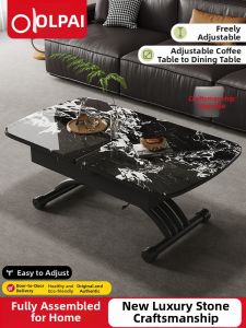 OLEPA | Adjustable Platinum Multifunctional Coffee Table