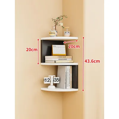 evesigar | Wall Mounted Corner Storage Shelf