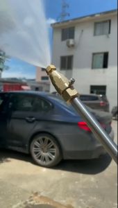 ด้ามปืนพ่นเทอร์โบทองเหลืองแท้ แรงดันสูง 20เมตร สำหรับเครื่องพ่นน้ำและเครื่องใช้ในสวน