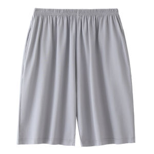 miiow | Mens Ice Silk Sleepwear Shorts Cool Feeling Thin Model New Summer Home Clothes Large Size Can Be Worn Outside Short Pants