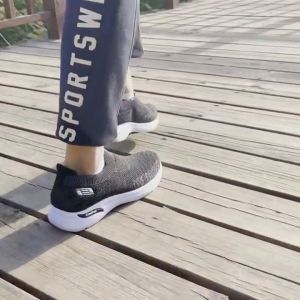 READY STOCK Slip on Womens Sport Shoes Walking Running Lady Girl rubber shoes for women Sneakers