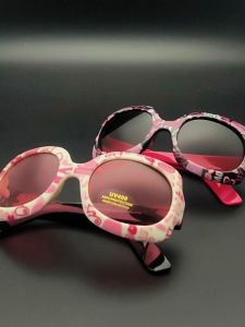 Princess Style Childrens Sunglasses UV Protection Sunscreen Fashionable Toy Glasses for 2-6 Years Old Girls Photography