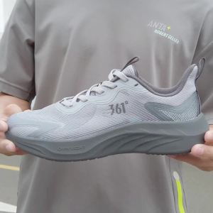 361° Mens Lightweight Sports Shoes 2024 Autumn Soft Sole Running Shoes Mesh Ultra-light Casual Shock-absorbing Running Shoes for Men