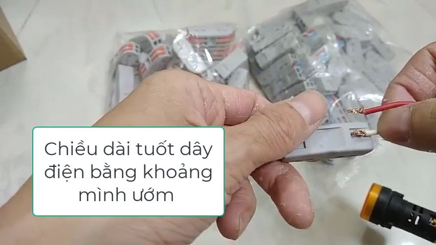 Cút nối dây điện cho dây đơn dây đôi dây ba tiện dụng KV PCT