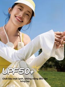 MiiOW | Tay áo chống nắng bằng lụa băng MiiOW dành cho nữ mùa hè phong cách mới tay áo dài tay chống tia UV khi đi xe đạp cảm giác mát mẻ
