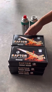 ใหม่ล่าสุด! หัวพ่นไฟ หัวพ่นแก๊สกระป๋อง RAPTOR R2 รุ่นใหม่ จุดไฟในตัว วัสดุทองเหลืองแท้