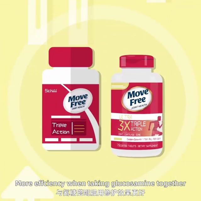 [PACK OF 2] Schiff Move Free Type II Collagen, Boron & HA Ultra Triple ...