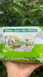 1 Gói Khăn Ướt Lau Bếp Đa Năng Gói 800Gr ECCO Dùng 1 Lần
