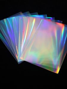 Rainbow Laser Flash Card Sleeve Game of Life Trading Card Game Yu-Gi-Oh! Protective Sleeve Small Card Flashing Single Double Sided