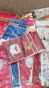 Christmas Goodies Bag Pouch Cookies Chocolate Packaging Plastic Doorgift Merry Christmas Xmas Gift exchange