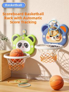BABYSHOME | Quiet Indoor Kids Basketball Hoop Toy