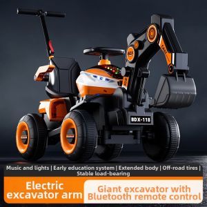 MLZH | Remote Control Ride-on Excavator Toy Car
