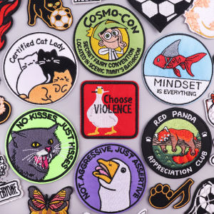 Funny Cartoon & Animal Embroidered Patches: A Fun Guide