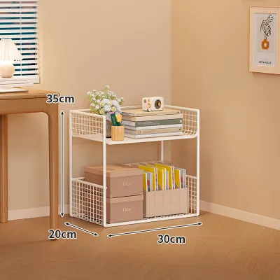 WUBUWEI | Flexible Multi-layer Bookshelf Storage Rack