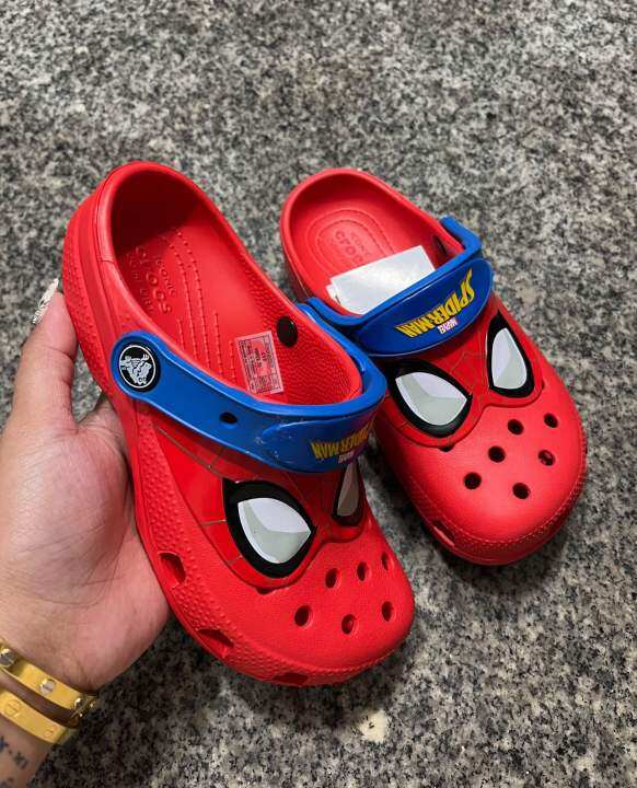 Spiderman crocs for clearance kids