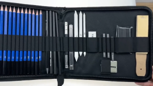 24/35/40Pcs Drawing Sketch Pencil Set Professional Art Supplies Drawing Kit With Graffiti Portable Student Art Student