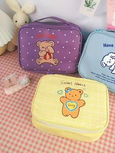 AM888 กระเป๋าใส่เครื่องสำอางค์กันน้ำ ความจุขนาดใหญ่ พกพาได้ กระเป๋าจัดระเบียบ