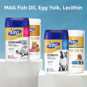 MAG Fish Oil Lecithin for Dogs And Cats Helps Beautiful Fur Skin Care Pet Special Use Taurine Soft Phospholipids Solid Form