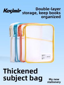 Kasimir | Túi Đựng Hộp Zip A4 Trong Suốt