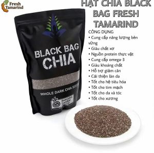 [Date 12/2028] Hạt Chia Úc Black Bag Túi 500g Tốt Cho Sức Khỏe