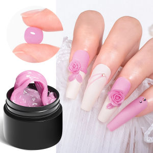 เจลต่อเล็บใส 8 มล. ไม่เหนียวเหนอะหนะ สำหรับทำเล็บ 3 มิติ แบบเจลลี่นมแข็ง สำหรับแกะสลักเล็บปลอม