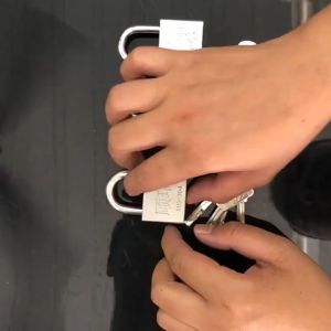 Gembok Putih Per Anti Rust Anti Maling Anti Cut / Gembok Pagar / Gembok Lemari Prospero 405060mm